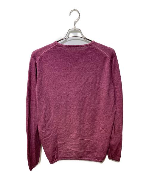 Cruciani（クルチアーニ）CRUCIANI (クルチアーニ) ウール ハイゲージ Vネック ニット パープル サイズ:SIZE 52の古着・服飾アイテム