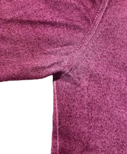 Cruciani（クルチアーニ）CRUCIANI (クルチアーニ) ウール ハイゲージ Vネック ニット パープル サイズ:SIZE 52の古着・服飾アイテム
