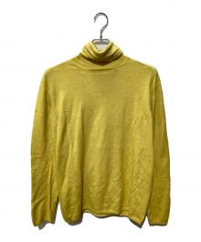 Costanza di spirito（コスタンザ・ディ・スピリト）の古着「タートルネックニット」｜イエロー