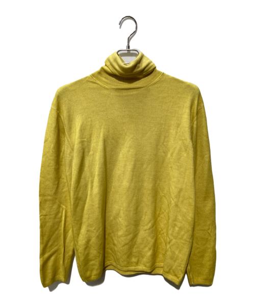 Costanza di spirito（コスタンザ・ディ・スピリト）Costanza DI SPIRITO (コスタンザ・ディ・スピリト) タートルネックニット イエロー サイズ:SIZE 52の古着・服飾アイテム