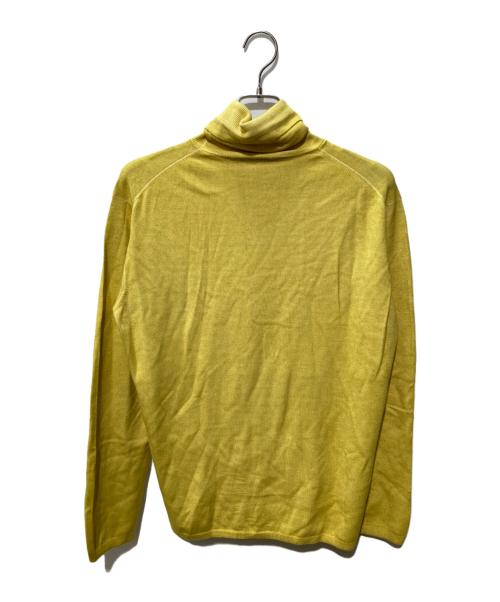 Costanza di spirito（コスタンザ・ディ・スピリト）Costanza DI SPIRITO (コスタンザ・ディ・スピリト) タートルネックニット イエロー サイズ:SIZE 52の古着・服飾アイテム