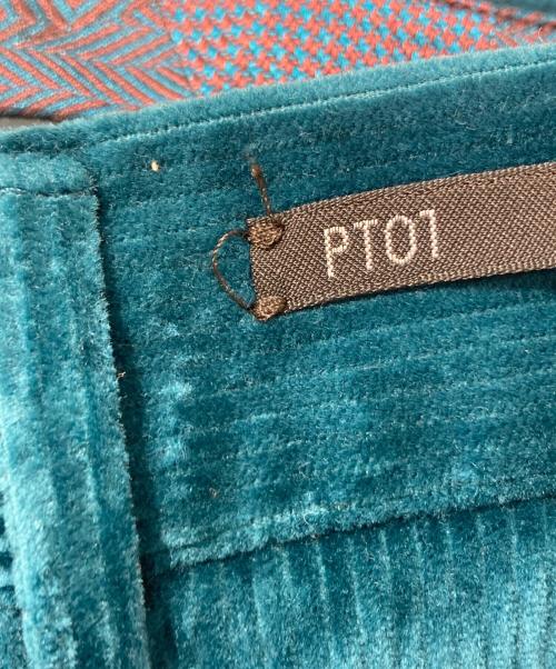 PT01（ピーティーゼロウーノ）PT01 (ピーティーゼロウーノ) コーデュロイパンツ グリーン サイズ:SIZE 50の古着・服飾アイテム