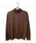 Cruciani（クルチアーニ）の古着「【27ゲージ】ウールタートルネックニット」｜ブラウン
