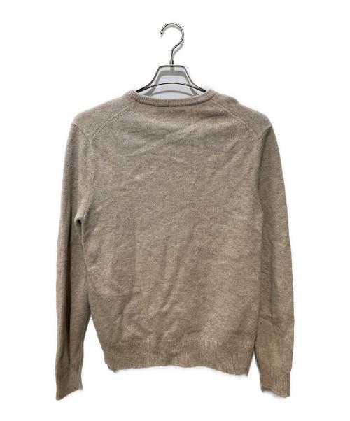 POLO RALPH LAUREN（ポロ・ラルフローレン）POLO RALPH LAUREN (ポロ・ラルフローレン) クルーネックニット ベージュ サイズ:SIZE Mの古着・服飾アイテム