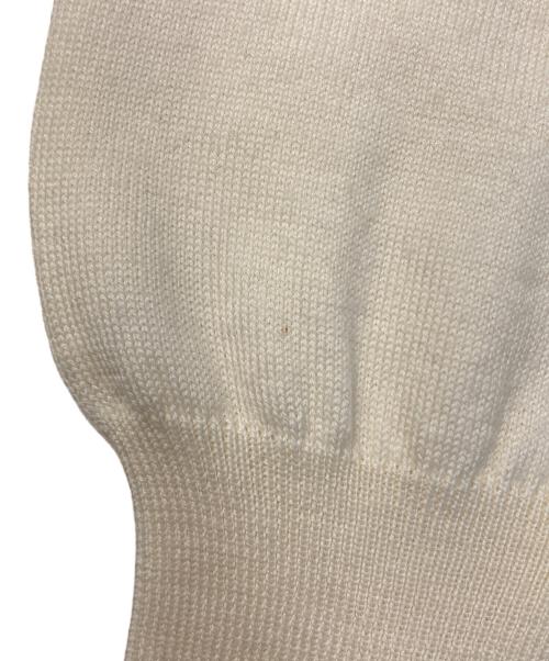 GRAN SASSO（グランサッソ）GRAN SASSO (グランサッソ) 12ゲージウールソリッドモックネックニット アイボリー サイズ:SIZE52の古着・服飾アイテム
