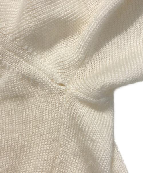 GRAN SASSO（グランサッソ）GRAN SASSO (グランサッソ) 12ゲージウールソリッドモックネックニット アイボリー サイズ:SIZE52の古着・服飾アイテム