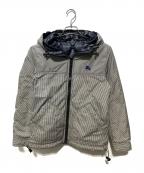 BURBERRY BLACK LABELバーバリーブラックレーベル）の古着「リバーシブルダウンジャケット」｜ブラック