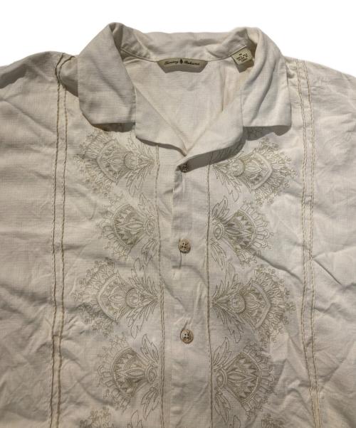 TOMMY BAHAMA（トミーバハマ）TOMMY BAHAMA (トミーバハマ) オープンカラーシャツ アイボリー サイズ:Mの古着・服飾アイテム