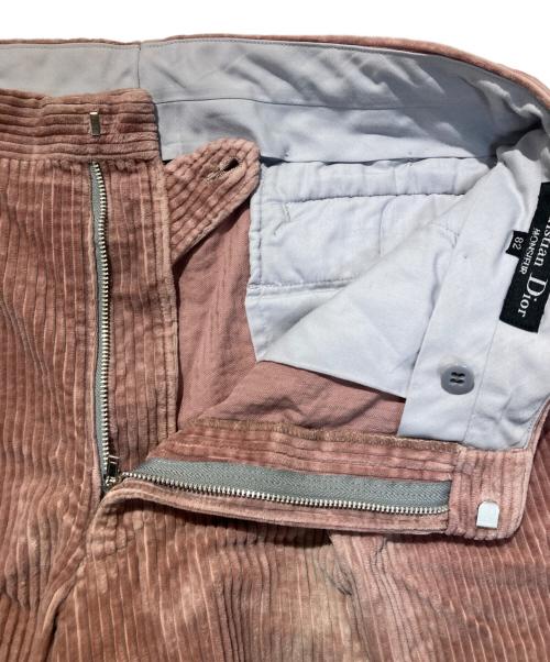 Christian Dior MONSIEUR（クリスチャンディオールムッシュ）Christian Dior MONSIEUR (クリスチャンディオールムッシュ) コーデュロイパンツ ピンク サイズ:SIZE 82の古着・服飾アイテム