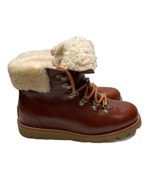 UGG（アグ）UGG (アグ) ボアブーツ ブラウン サイズ:24.0の古着・服飾アイテム