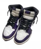 NIKEナイキ）の古着「ハイカットスニーカー」｜パープル