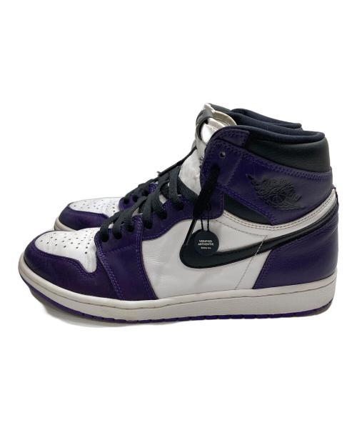 NIKE（ナイキ）NIKE (ナイキ) ハイカットスニーカー パープル サイズ:28.5cmの古着・服飾アイテム