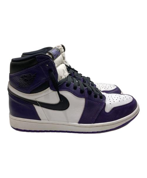 NIKE（ナイキ）NIKE (ナイキ) ハイカットスニーカー パープル サイズ:28.5cmの古着・服飾アイテム