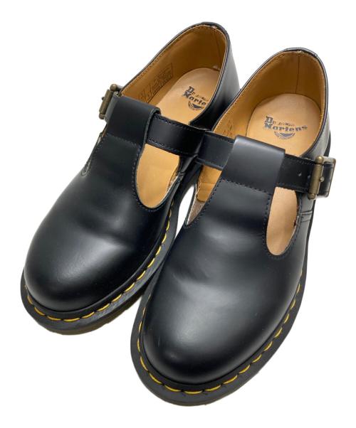 Dr.Martens（ドクターマーチン）Dr.Martens (ドクターマーチン) polley tバーシューズ ブラック サイズ:EU37の古着・服飾アイテム
