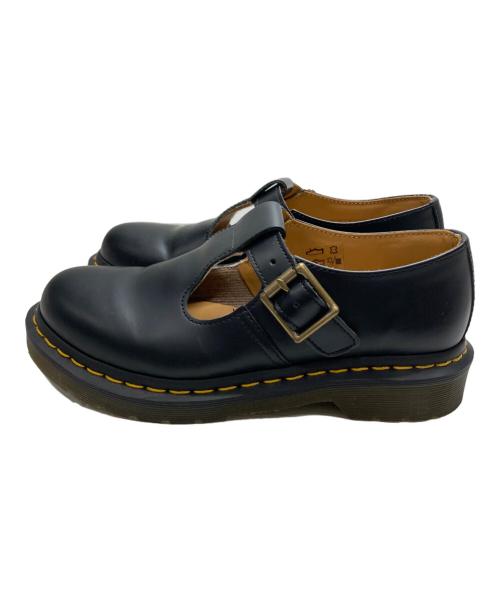 Dr.Martens（ドクターマーチン）Dr.Martens (ドクターマーチン) polley tバーシューズ ブラック サイズ:EU37の古着・服飾アイテム