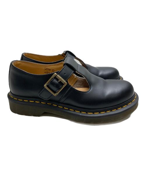 Dr.Martens（ドクターマーチン）Dr.Martens (ドクターマーチン) polley tバーシューズ ブラック サイズ:EU37の古着・服飾アイテム