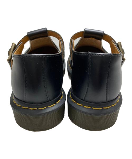 Dr.Martens（ドクターマーチン）Dr.Martens (ドクターマーチン) polley tバーシューズ ブラック サイズ:EU37の古着・服飾アイテム