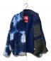中古・古着 THE NORTH FACE (ザ ノース フェイス) Supreme (シュプリーム) Bleached Denim Print Fleece Jacket ブルー サイズ:L：35000円