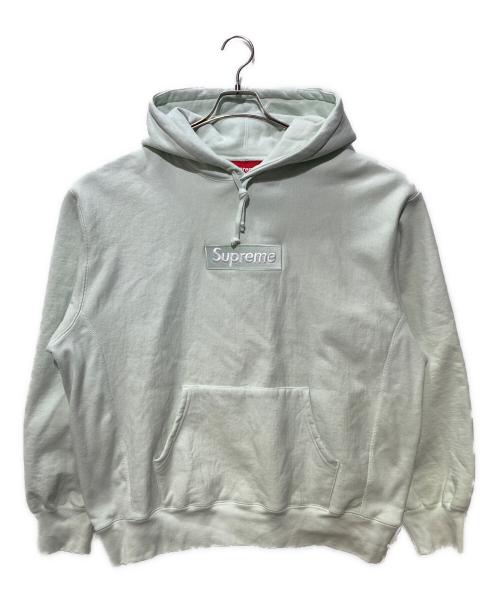 SUPREME（シュプリーム）Supreme (シュプリーム) Box Logo Hooded Sweatshirt ミントグリーン サイズ:Ⅼの古着・服飾アイテム