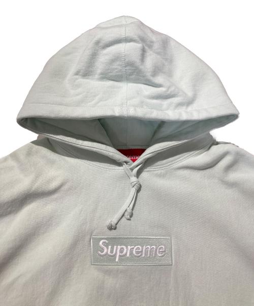 SUPREME（シュプリーム）Supreme (シュプリーム) Box Logo Hooded Sweatshirt ミントグリーン サイズ:Ⅼの古着・服飾アイテム