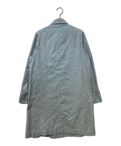 45rpm（45アールピーエム）45rpm (45アールピーエム) コットンステンカラーコート スカイブルー サイズ:1の古着・服飾アイテム