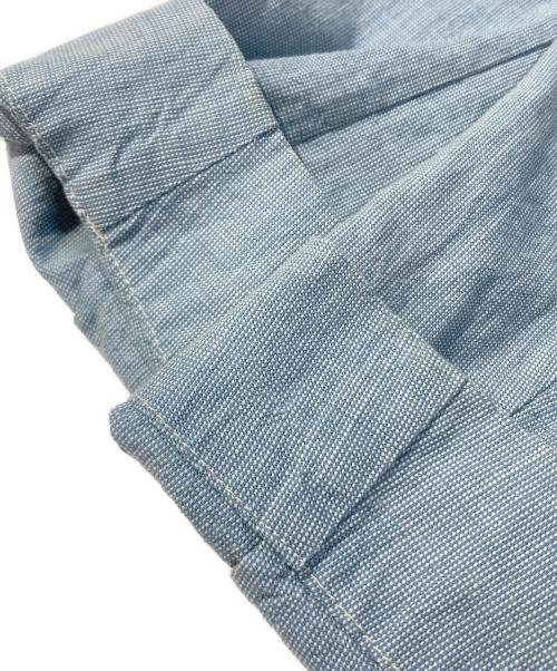 45rpm（45アールピーエム）45rpm (45アールピーエム) コットンステンカラーコート スカイブルー サイズ:1の古着・服飾アイテム