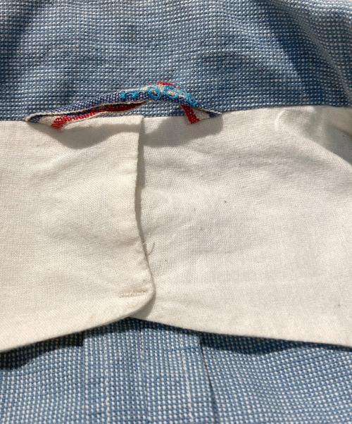 45rpm（45アールピーエム）45rpm (45アールピーエム) コットンステンカラーコート スカイブルー サイズ:1の古着・服飾アイテム