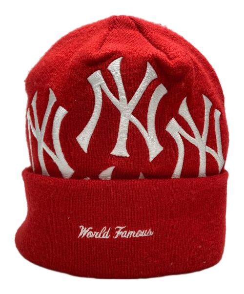 SUPREME（シュプリーム）SUPREME (シュプリーム) New Era (ニューエラ) New York Yankees Box Logo Beanie レッドの古着・服飾アイテム