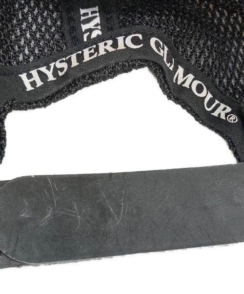 Hysteric Glamour（ヒステリックグラマー）Hysteric Glamour (ヒステリックグラマー) GUITAR GIRL メッシュキャップ ブラックの古着・服飾アイテム
