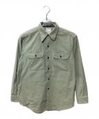 MADISON BLUEマディソンブルー）の古着「ミリタリーシャツ」｜黄緑