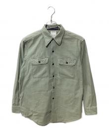 MADISON BLUE（マディソンブルー）の古着「ミリタリーシャツ」｜黄緑
