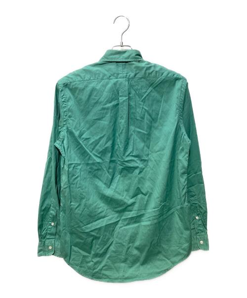 POLO RALPH LAUREN（ポロ・ラルフローレン）POLO RALPH LAUREN (ポロ・ラルフローレン) FEATHER WEIGHT TWILL ボタンダウンシャツ グリーン サイズ:Sの古着・服飾アイテム