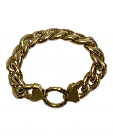 中古・古着通販】CELINE (セリーヌ) チェーンブレスレット ゴールド