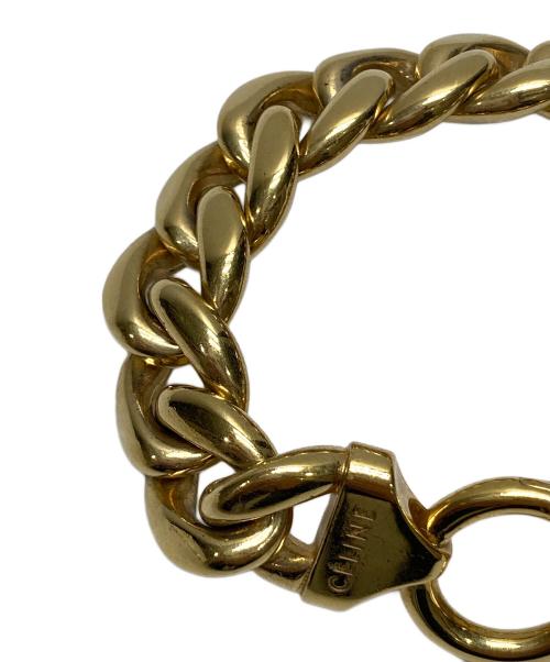 CELINE（セリーヌ）CELINE (セリーヌ) チェーンブレスレット ゴールドの古着・服飾アイテム