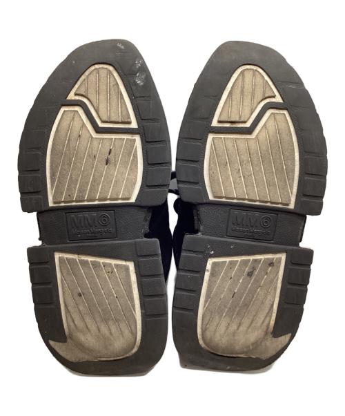 MM6 Maison Margiela（エムエムシックスメゾンマルジェラ）MM6 Maison Margiela (エムエムシックスメゾンマルジェラ) ラメオーバーソールスニーカー ブラック サイズ:SIZE 37の古着・服飾アイテム