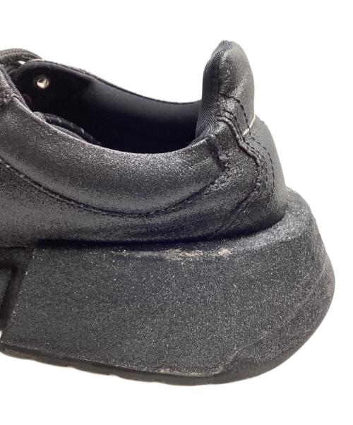 MM6 Maison Margiela（エムエムシックスメゾンマルジェラ）MM6 Maison Margiela (エムエムシックスメゾンマルジェラ) ラメオーバーソールスニーカー ブラック サイズ:SIZE 37の古着・服飾アイテム