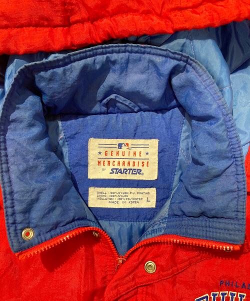 STARTER（スターター）STARTER (スターター) MBLジャケット レッド サイズ:Lの古着・服飾アイテム