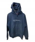 SUPREMEシュプリーム）の古着「Classic Script Hooded Sweatshirt」｜ネイビー