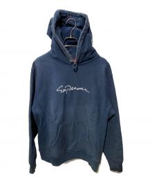 SUPREME（シュプリーム）の古着「Classic Script Hooded Sweatshirt」｜ネイビー