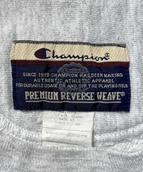 Champion Premium Reverse Weave（チャンピオン プレミアム リバースウィーブ）Champion PREMIUM REVERSE WEAVE (チャンピオン プレミアム リバースウィーブ) スウェット グレー サイズ:Ⅿの古着・服飾アイテム