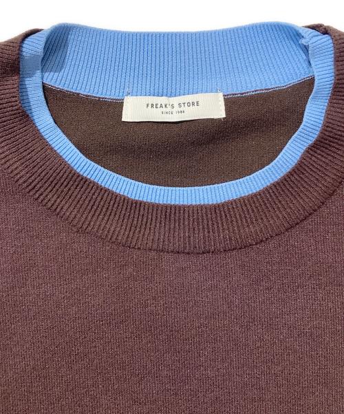 FREAK'S STORE（フリークスストア）FREAK'S STORE (フリークスストア) ニット ブラウン サイズ:FREEの古着・服飾アイテム