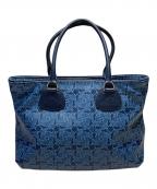 CELINEセリーヌ）の古着「サルキーミニボストンバッグ」｜ネイビー