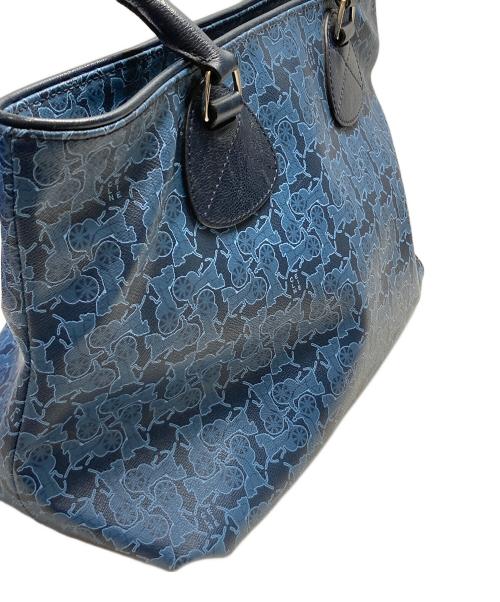 CELINE（セリーヌ）CELINE (セリーヌ) サルキーミニボストンバッグ ネイビーの古着・服飾アイテム