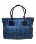 CELINE（セリーヌ）の古着「サルキーミニボストンバッグ」｜ネイビー