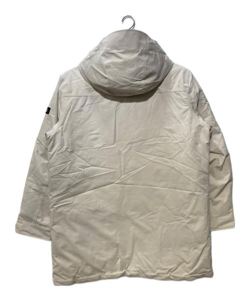 AIGLE（エーグル）AIGLE (エーグル) 透湿防水 インサレーションフーデッドロングジャケット アイボリー サイズ:XLの古着・服飾アイテム