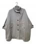 Lallia Mu（ラリア ムー）の古着「スタンドカラーコート」｜グレー