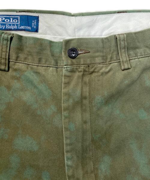 POLO RALPH LAUREN（ポロ・ラルフローレン）POLO RALPH LAUREN (ポロ・ラルフローレン) 加工チノパンツ グリーン サイズ:SIZE 40/32の古着・服飾アイテム