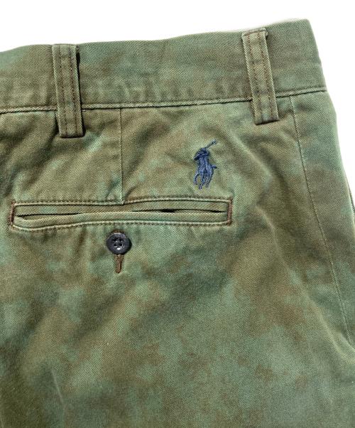 POLO RALPH LAUREN（ポロ・ラルフローレン）POLO RALPH LAUREN (ポロ・ラルフローレン) 加工チノパンツ グリーン サイズ:SIZE 40/32の古着・服飾アイテム