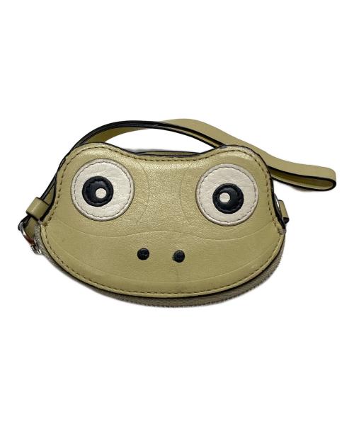 J&M DAVIDSON（ジェイ＆エム デヴィッドソン）J&M DAVIDSON (ジェイ＆エム デヴィッドソン) フロッグチャームポーチ イエローの古着・服飾アイテム