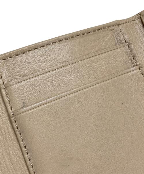 LOEWE（ロエベ）LOEWE (ロエベ) ANAGRAM TRIFOLD WALLET ベージュの古着・服飾アイテム